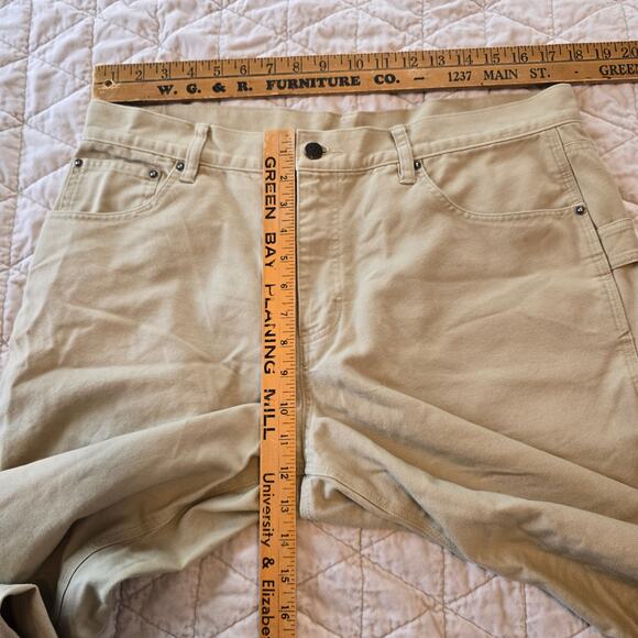 Patagonia M's Builder's Pants Men's 36 Retro Khaki Carpenter Work Wear Utility - Picture 7 of 11